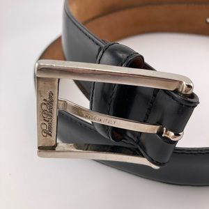 Brooks Brothers Men’s Leather Belt Black 36